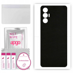 apgo Protective Skin Sticker for the back compatible with Tecno Pova 3, Wrap Film, Foil, Vinyl - Pattern Matrix