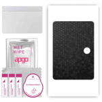 apgo skin sticker film foil vinyl for the BACK compatible with OnePlus Pad, scratch-resistant, easy to install - Black Honeycomb