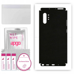 apgo Protective Skin Sticker for the back+sides compatible with Samsung Galaxy Note 10 Plus 5G, Full Wrap Film, Foil, Vinyl - Pattern Matrix