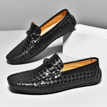 Meeste Jalan&otilde;ud Nahast Slip-on Meeste Mokassiinid Hingavad Itaalia Vabaaja Jalan&otilde;ud Luksusbr&auml;ndi Loaferid Meeste S&otilde;idujalan&otilde;ud Zapatos Hombre 39