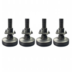 4 tk nivelleerimisjalgade reguleeritavad m&ouml;&ouml;blitasandusseadmed, raskeveokite jalgade tasandusseadmed Keermestatud sisestustega kruvidega lauale, kapile, diivanile 4Pcs