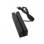 3 rajaga magnetribaga kaardilugeja kaardi p&uuml;hkimismasin kaardilugeja magnetribaga USB-kaart must