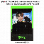 Stray Kids 2. maailmaturnee MANIAC Soulis Photocard Polaroid KPOP K-POP Changbin - Polaroid