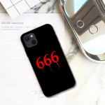 Pentagram 666 Demonic Satanic telefoni&uuml;mbris iPhone 11 12 Mini 13 Pro XS Max X 8 7 6s Plus 5 SE XR Shelli jaoks iPhone11