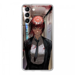 Anime Power Chainsaw Man telefoni&uuml;mbris Samsung Galaxy S22 5G S20 Ultra S21 FE 5G S10E S9 S8 S10 Plus Note 20 10 l&auml;bipaistva kaanega Samsung S8