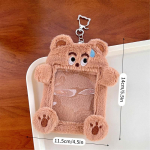 Cartoon Plush fotokaardihoidja Kawaii Kpop fotokaardihoidja Idol fotokaardi pildi&uuml;mbris K&ouml;itja Koguge raamatu Kpop albumeid