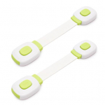 2 tk Kulumiskindel Praktiline Hea Mitmeotstarbeline beebi turvakapi lukud M&ouml;&ouml;bli riivid M&ouml;&ouml;blirihma riivid roheline