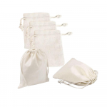 5/1 tk puuvillased n&ouml;&ouml;riga kotid, korduvkasutatavad puuvillased kotid koos n&ouml;&ouml;riga tootekotid hulgikinkekottide peo pulmade koduhoid 10x12cm 5pcs/pack