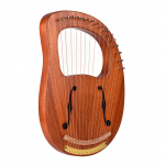 WH-16 16-keelse puidust l&uuml;&uuml;ra harf metallkeeltega t&auml;ispuidust keelpill koos kandekoti h&auml;&auml;lestusega F Shape Sound Hole