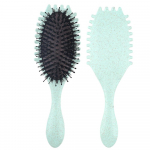 Bounce Curl Kerge kreemjas lokke m&auml;&auml;rav pintsel, Boar Define stiilihari lokkis juustele, lokkide kujundamine ja m&auml;&auml;ramine naiste t&uuml;drukutele One Size roheline