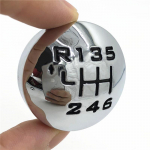 Auto k&auml;iguvahetusnupu &uuml;lemine embleemi m&auml;rgi kiirusnumbri kate Peugeot 307 308 3008 407 5008 807 Partner B9 Tepee Citroen C3 jaoks (A51) C4 Picasso