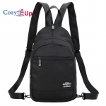 Mini v&auml;ike seljakott meeste rinnakoti jaoks, kerge v&auml;lispordireisi seljakott 20x11x31cm must