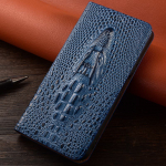 Samsung A32 / Galaxy A33 / A34 5G / A40S / A41 Ehtsast nahast klappkaas - Krokodillinahk - Kaitse&uuml;mbris Samsung A41