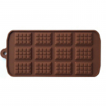 12 auguga vahvli&scaron;okolaadist silikoonvormid silikoonist &scaron;okolaadivormid k&uuml;psetamiseks k&uuml;psetusn&otilde;uplaadil koogivormid