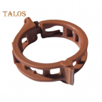 Ronimistaime klambrid Kinnitatud kauakestvad plastist taimeklambrid Aiaviinapuu tugiklamber Multifunktsionaalne taimehoidja viinapuu varre kinnitamiseks 100pcs pruun