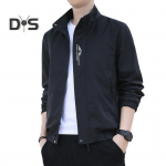 Meeste kevad-s&uuml;gis vabaaja jope, mantel, krae pikkade varrukatega, tikandid, kiri, t&otilde;mblukk, &otilde;huke v&auml;lisriietus, tuulejakk 3XL hall