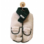 Paksud Soojad Lemmiklooma Koera Riided Talv Koerad Kassid Jakk Kingitus Sall Puuvill Pl&uuml;&uuml;s Mantel Kutsikale Ropa Perro Prantsuse Buldog Kassi Riided L