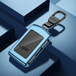 Metallist Auto Kaugjuhtimispuldi V&otilde;tmekarp Kate Kest Volvo XC40 XC60 XC90 S40 S60 S90 Kaitsmekest Hoidik Kaitsja Fob V&otilde;tmehoidja sinine