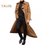 Meeste mantli rev, pikkade varrukatega &uuml;hev&auml;rviline tuulejakk, kaherealine pika stiiliga v&auml;lisriided &auml;ritegevuseks XXL khaki