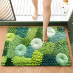 Majapidamises kasutatavad kiiresti kuivavad r&auml;nivetikate muda vannitoa p&otilde;randamatid WC-poti uks imavad matid WC jalamatid libisemiskindlad matid 40x60cm sinine