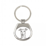 Italian Greyhound, Italian Sighthound - keychain with a dog, keychain with a print, personalized pendant from the Art-Dog brand