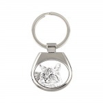 Balinese left - keychain with a cat, keychain with a print, personalized pendant from the Art-Dog brand