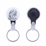 Bergamasco Shepherd Dog, Bergamasco Sheepdog - keychain with a dog portrait, pendant with the brand's own Art-Dog graphics