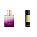 Bella Vita Luxury Date Woman Eau De Parfum KLUB Man No Gas Deodorant Parf&uuml;&uuml;m meestele Sidruniroosi ja VanillaMusky ja kehaparf&uuml;&uuml;miga DEO 150 ml