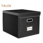 Kaanega failide hoiukast Rippuv kontoridokumentide korraldaja Metallist k&auml;epide, legaalses kirjasuuruses kokkupandav failide hoiukast