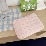 11/13/15 tolline universaalne tahvelarvuti &uuml;mbris &scaron;ikk pitsist vibu roosa valge v&auml;rviga tahvelarvuti kott Xiaomi Huawei Ipad tahvelarvuti tarvikutele 28*20*2cm roosa