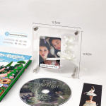 Cd-pildi aluse raam l&auml;bipaistev akr&uuml;&uuml;list pildiraam fotokaardihoidja Idol Postkaardid Kaitsmed ruumi sisekujundus A