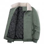 S&uuml;gis- ja talvine t&ouml;&ouml;riided jakk Meeste puuvillane jope, paksendatud v&auml;ljast L kiltkivi hall v&auml;rv