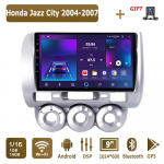 Android Carplay autoraadio Honda Jazz City 2004-2007 multimeediumipleieri peakomplekti stereo GPS-navigatsioon BT WIFI 4+64GB 1+16GB