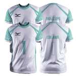 Haikyuu Aoba Johsai valge multikas Anime Cosplay meeste kampsun suvine l&uuml;hikeste varrukatega laste T-s&auml;rk 2024 Moodne naiste T-s&auml;rk M