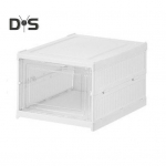 L&auml;bipaistev kingakarp n&auml;htava uksega, suure mahutavusega tolmukindel virnastatav kokkupandav k&otilde;rge kontsaga kingade hoiukonteiner Single Layer