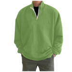 Meeste Retro pikkade varrukatega kapuuts kapuutsiga dressipluus Topid jakk mantel Outwear XXL must