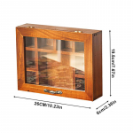 12 v&otilde;re kaunistused t&auml;ispuidust kellahoidja hoiukarbi korraldaja nagi lauaarvuti vitriin ehted