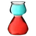 120 ml l&auml;bipaistev Absinthe Cup kokteiliklaasi v&auml;rvi pommi k&otilde;rvitsa kujuga spetsiaalsed vermuti veiniklaasid, kihilised RUM-i kihilised klaasid 1 Pcs Absinth Cup 120ml