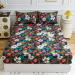 Lilletr&uuml;kis Deep Pocket kuninganna voodilinade komplekt - 3 arvutit pehmest mikrokiust kuninganna voodilinad Deep Pocket pleekimiskindlad voodipesu linad ja padjap&uuml;&uuml;rid 90x200+25cm+2 pillowases