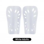 1 paar Professionaalseid jalgpalli s&auml;&auml;rekaitsmeid, pehmeid jalgpallureid, jalakaitsmeid, spordikaitsevahendeid. Children valge