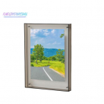 Fotoraam S&auml;rav ujuv akr&uuml;&uuml;list pildiraam &ndash; lauaseina kunstiraam galerii kodukontori kaunistamiseks 15cm pruun