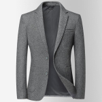 Kevad ja S&uuml;gis Uus Stiil Villane &Uuml;likond Meeste Slim-fit Mitte-triigitav Villane V&auml;ike &Uuml;likond Meeste Vabaaja Villane &Uuml;he N&ouml;&ouml;biga Jakk Meestele 4XL