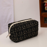 Mood Suure mahutavusega Ruuduline meigikott H&uuml;gieenitarbed Huulepulk Nahahooldustooted Kosmeetikavahendid Korraldaja Clutch Reisipesukotid 18x7x9cm