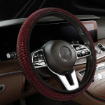 Crystal Car rooliratta kate Bling Diamond Car rooliratta kate Rhinestones Auto sisekujunduse tarvikud