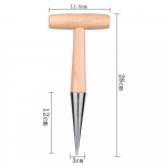 Kodu Aiandus Puidust istutust&ouml;&ouml;riistad K&auml;sikaevaja seemikute eemaldaja Lifter Seed Planter Tool 1PCS
