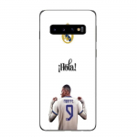 Coque Maniacase pour Samsung Galaxy S10 Kylian Mbappe Real Madrid 9 Hola