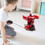 SHOP-STORY - Kaugjuhitav auto 2-in-1, mis muundub robotiks - V&auml;rv Punane punane