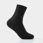 Unisex kahe n&otilde;elaga puuvillased pikad sokid: Trendikas, k&otilde;ikeh&otilde;lmav korea stiil meestele ja naistele, sobib ideaalselt s&uuml;giseks ja talveks Women's 35-39 must