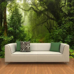 Fotosein 3D Looduslik metsamaastik Tapeet Elutuba Teler Diivan Taust Sein Taust Kodukaunistus 200 cm(W) x 140 cm(H)
