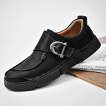 Mood Mood meeste kingad v&auml;litingimustes Briti stiil Meeste vabaajakingad Ehtne nahk Meeste kingad Kvaliteetsed meeste kingad Zapatos Hombre 7.5 must